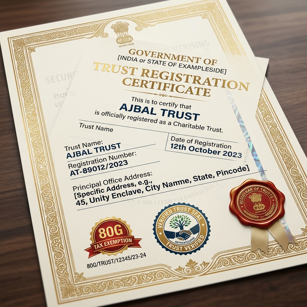 Government Registration & 80G Certificate